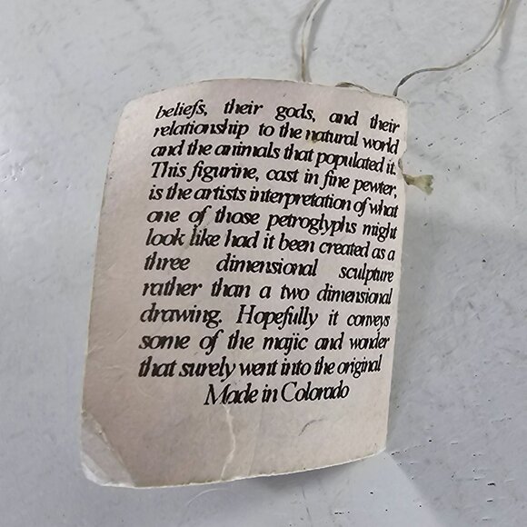 Vintage Horned Serpent Ram Goat Head Finnial Candle Snuffer Brass Pima Story - Picture 14 of 15